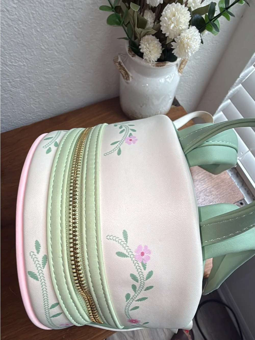 Loungefly Pink & Mint Bambi Kids Mini Backpack - Picture 9 of 13